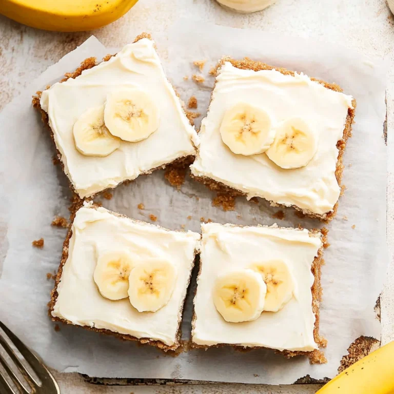 Banana Bars with Cream Cheese Frosting