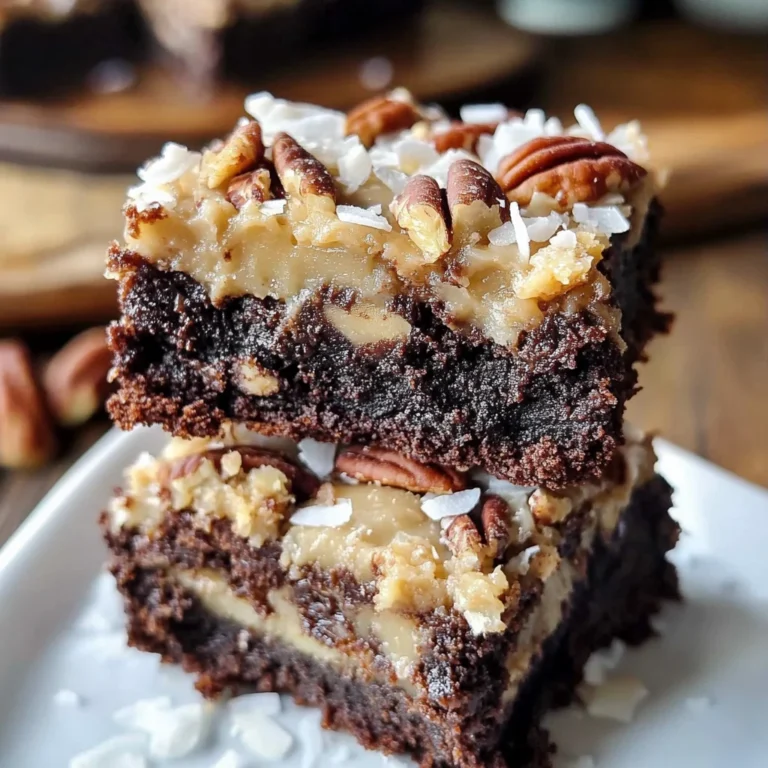 German Chocolate Brownies