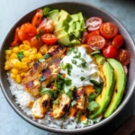 Grilled Chicken Burrito Bowls