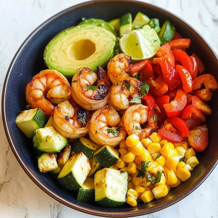 Grilled Shrimp and Vegetable Bowl