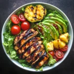 Grilled Teriyaki Chicken Salad