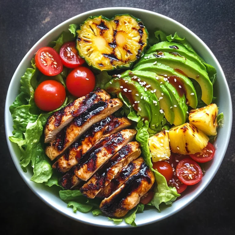Grilled Teriyaki Chicken Salad
