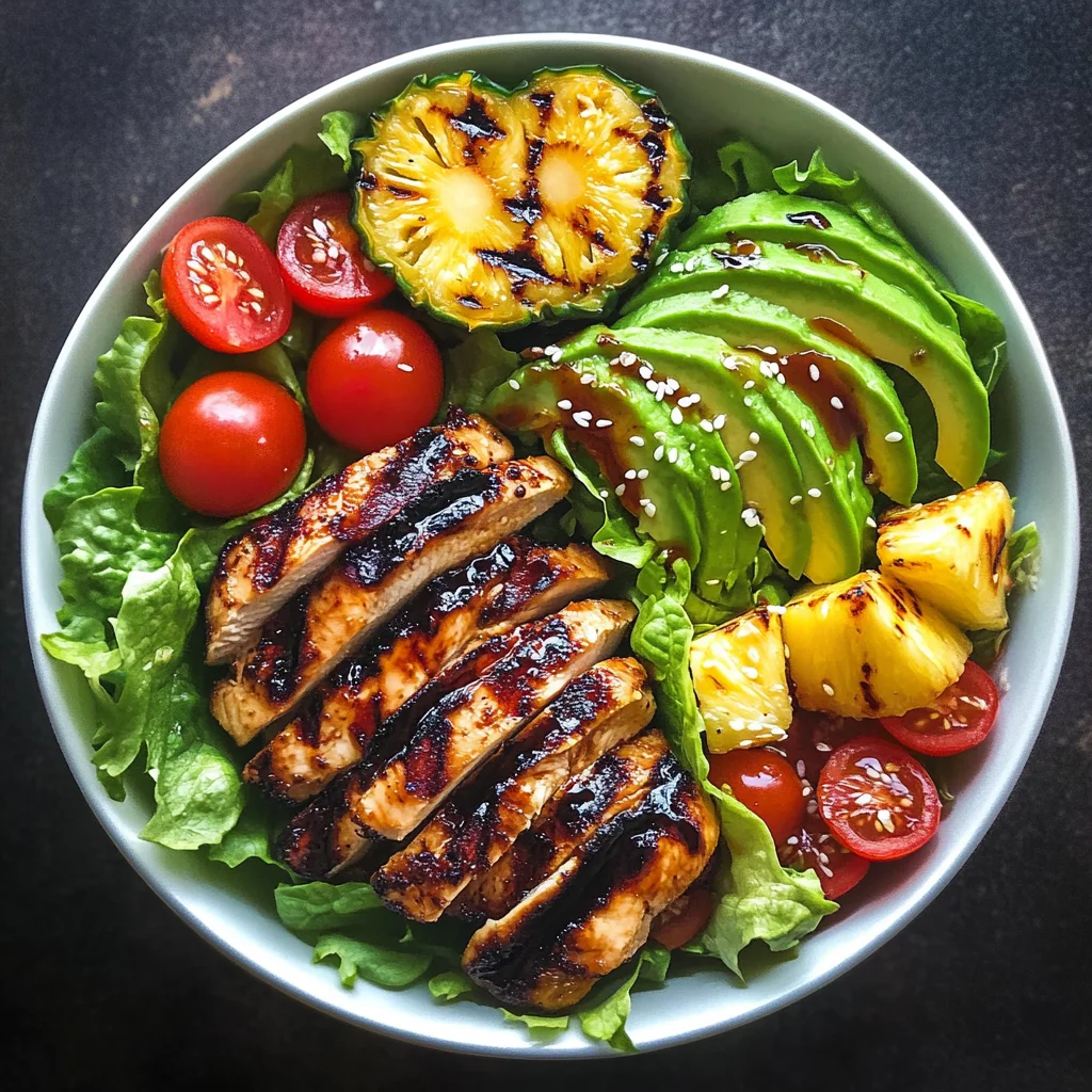 Grilled Teriyaki Chicken Salad