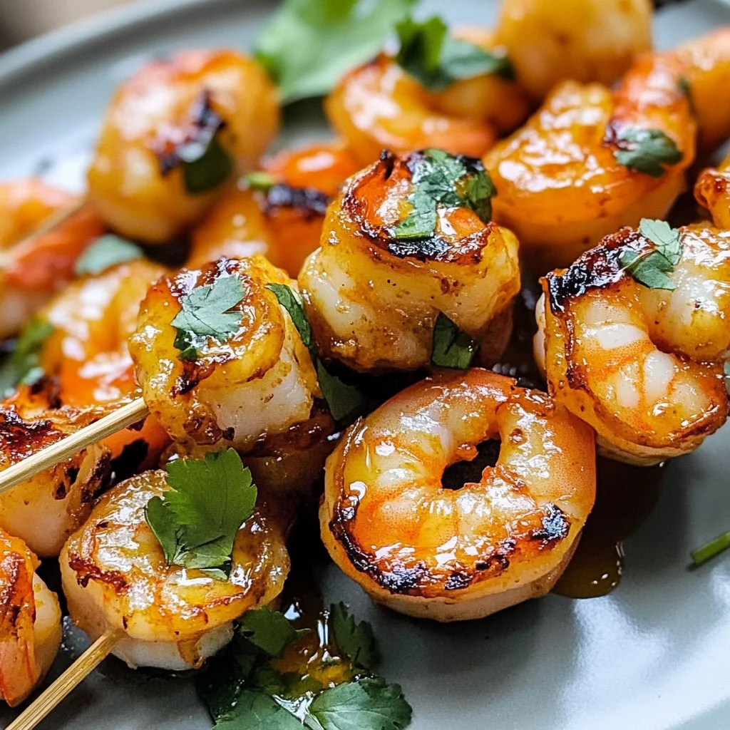 Honey Sriracha Shrimp Kebab Recipe