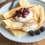 Lemon Ricotta Crepes