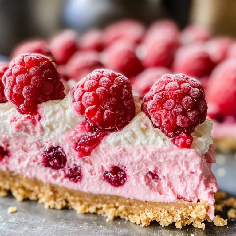 No Bake Raspberry Cheesecake