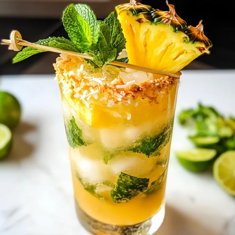 Pineapple Coconut Mojito Recipe