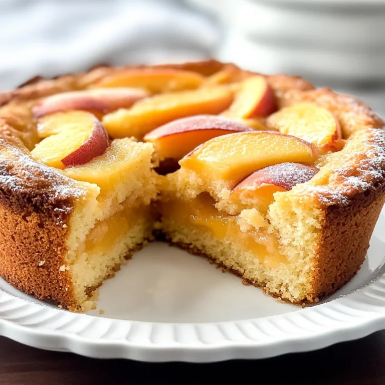 Summer Peach Cake (Simple + ScVanilla Extract (Alcohol-Free)ptious)