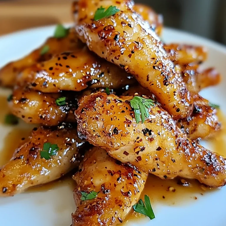 Air Fryer Honey Butter Garlic Chicken Tenders Recipe