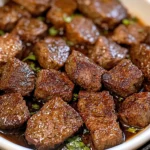 Air Fryer Juicy Steak Bites