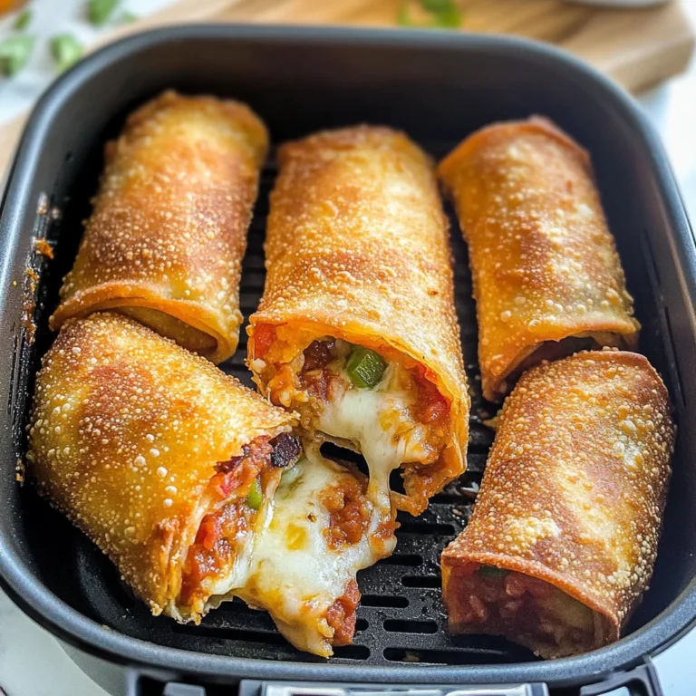 Air Fryer Pizza Egg Rolls
