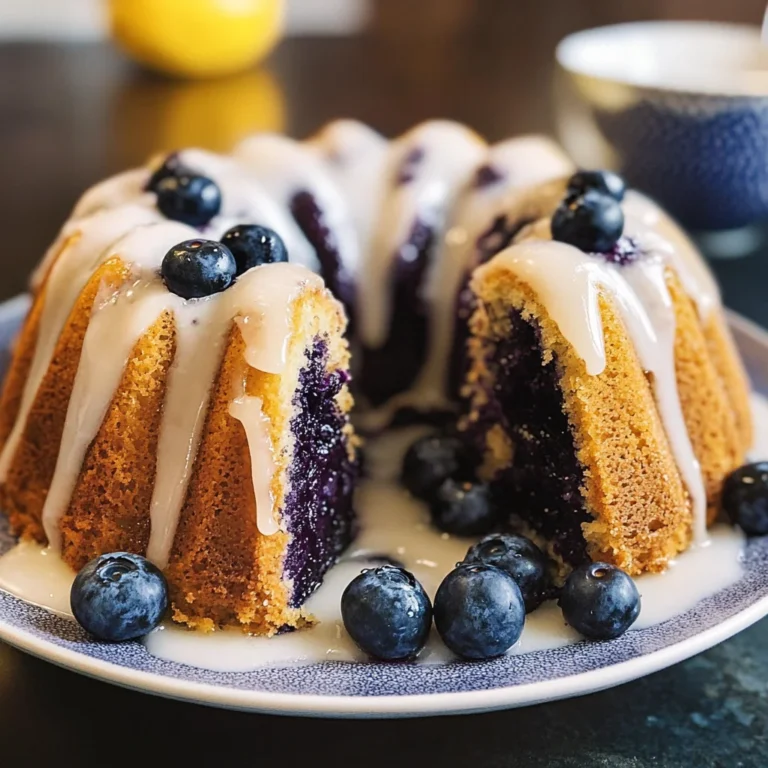 Blueberry Breakfast Bundt Cake