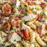 Chicken Turkey Bacon Ranch Pasta Salad