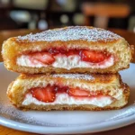 Fried Strawberry Cheesecake Sandwiches