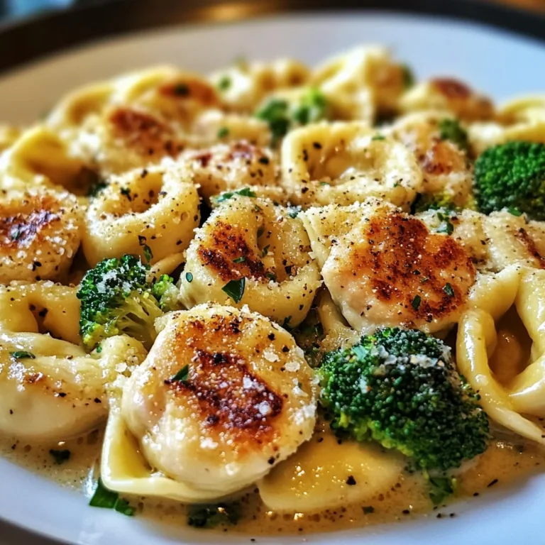 Garlic Parmesan Chicken Tortellini