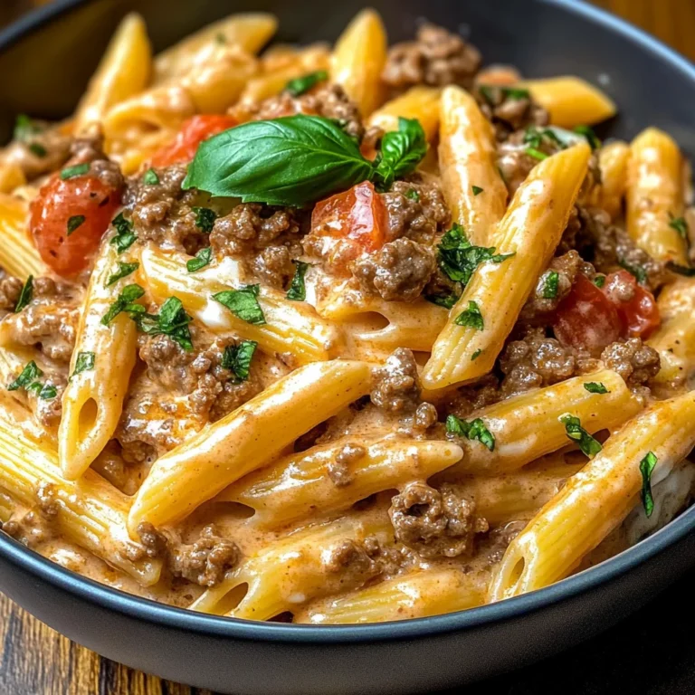 High Protein Creamy Beef Pasta Recipe for Quick Weeknight Dinners