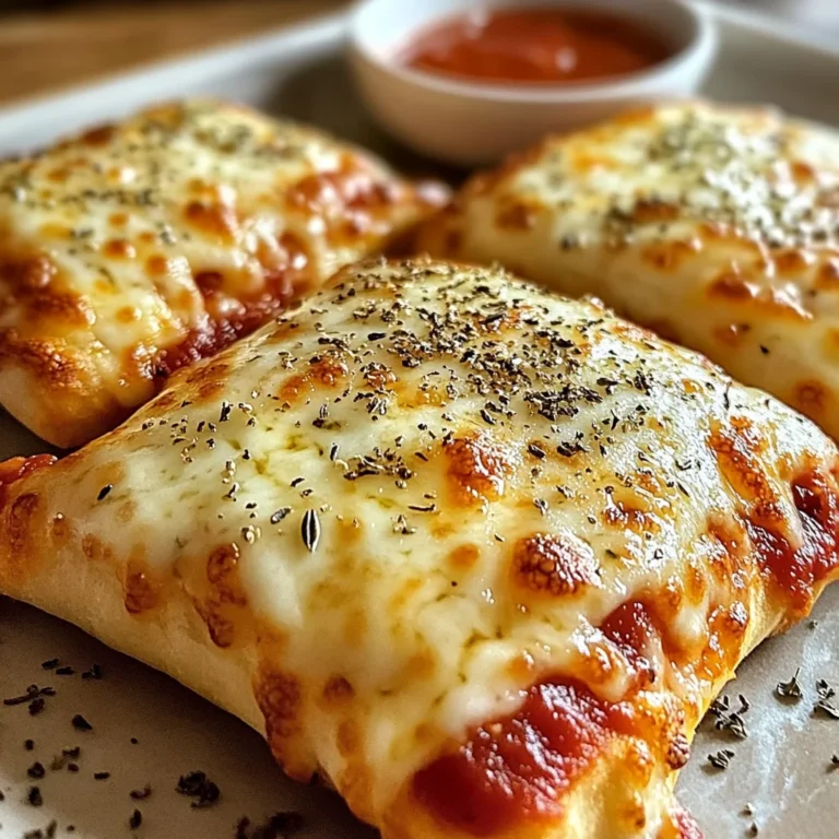 Homemade Easy Cheesy Pizza Pockets