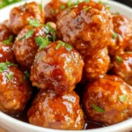 Honey Buffalo Crockpot Meatballs