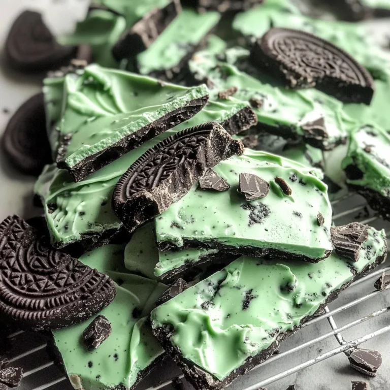 Mint Oreo Bark
