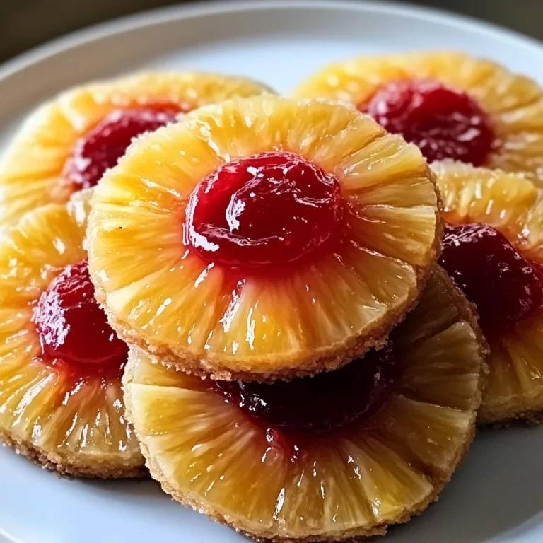 Pineapple Upside-Down Cookies: A Fun Twist on a Classic Dessert