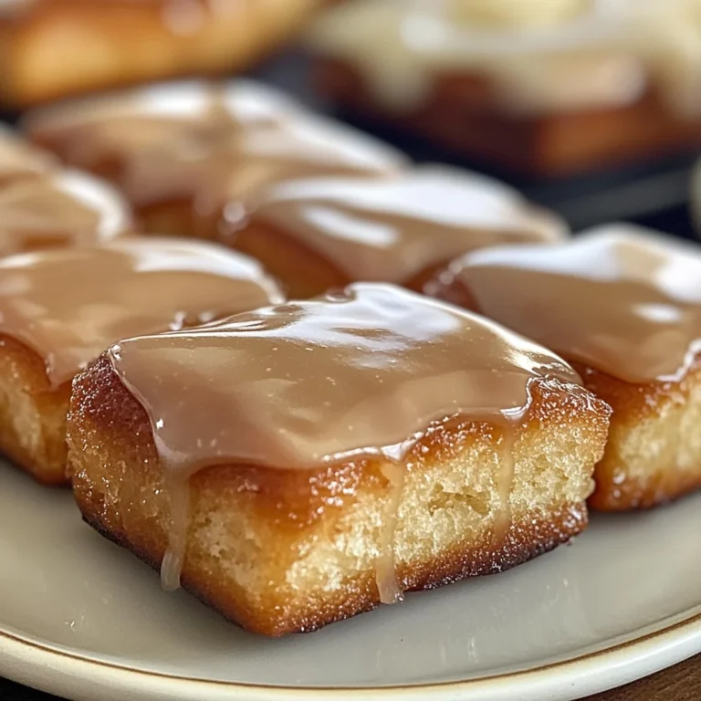 Soft Baked Maple Donut Bars